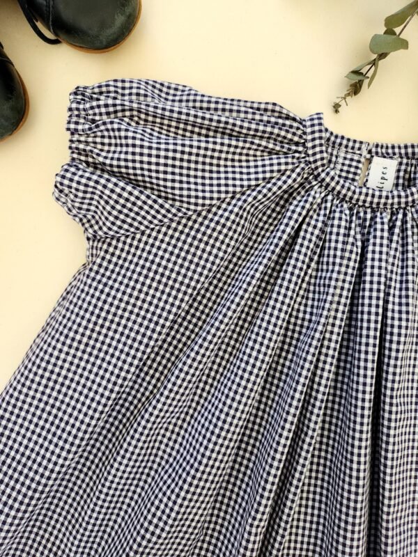 20240417_102533 Blouse volantée "L'intemporel vichy" 3 - 4 ans