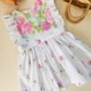 Robe à volant "L'éveil du printemps" 2 - 3 ans