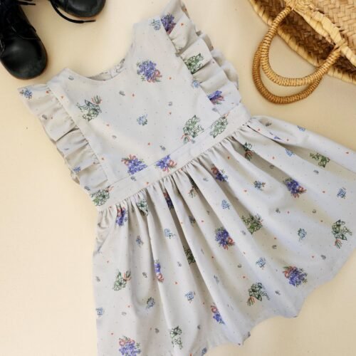 Robe à volant "Câlin tout doux" 2 - 3 ans