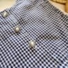 Robe à volant "L'intemporel vichy" 3 - 4 ans