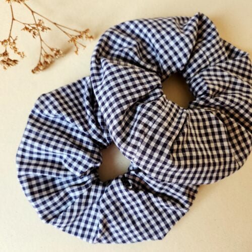 Chouchou enfant upcyclé "Vichy"