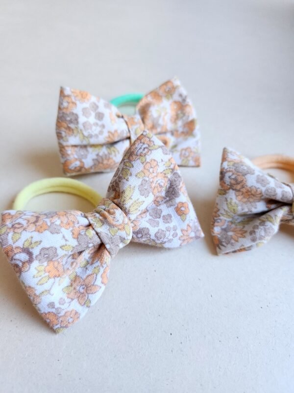bloomer-fleuri-upcycle-taille-90cm-enfant-barrettes Bloomer fleuri orange - 2-3 ans