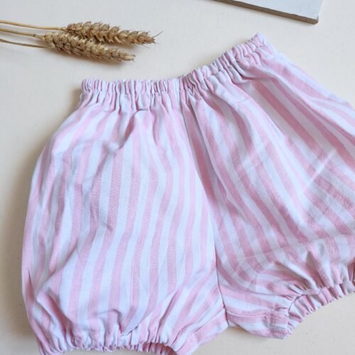 bloomer-fille-rayé-rose-blanc-3-4-ans
