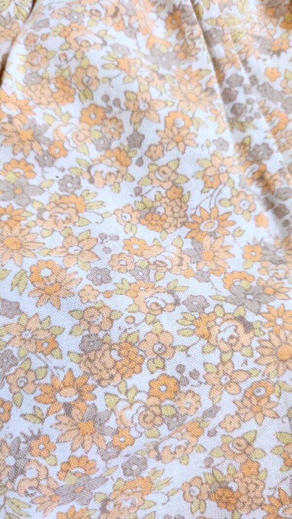 bloomer-fleuri-upcycle-taille-90cm-enfant-motif Bloomer fleuri orange - 2-3 ans
