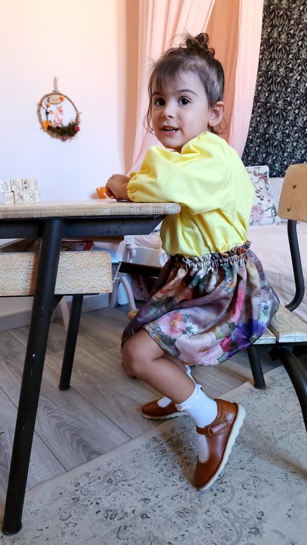 blouse-haune-maisontulipe-secondemain Blouse Jaune mixte