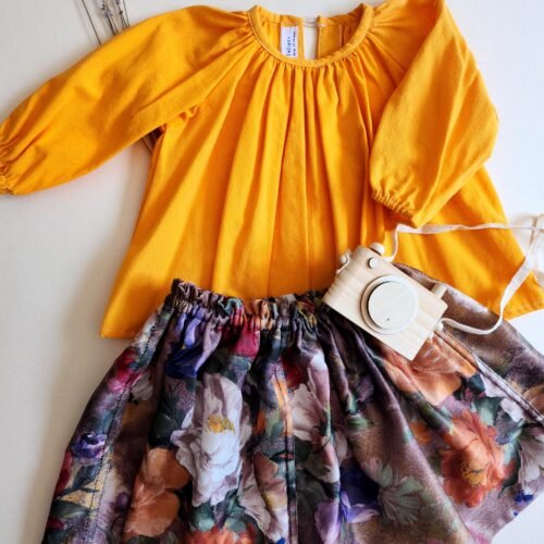blouse orange mixte seconde main