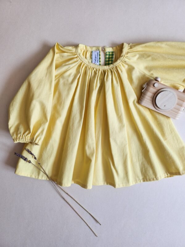 blouse enfant jaune maison tulipes Blouse Jaune mixte