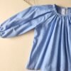 Blouse mixte bleu ciel