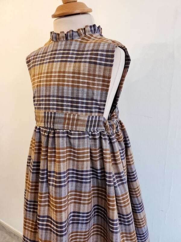 robe_col_volant_fille_prince_de_galles robe col volant fille prince de galles