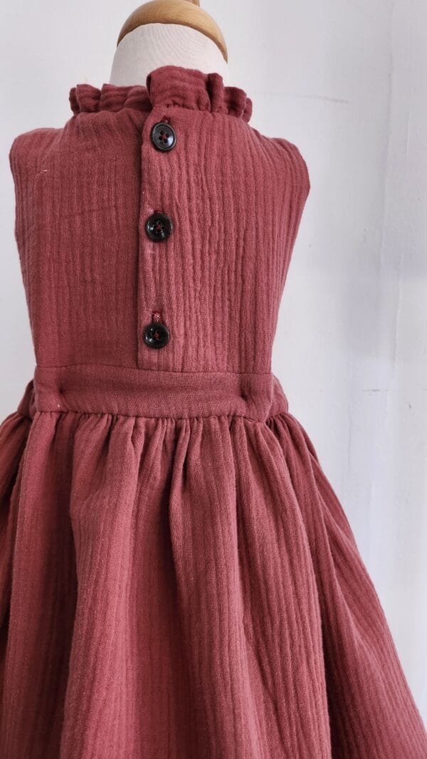 robe-douceur-automnale-bebe-12-18-mois-tissu-seconde-main Robe "Douceur Automnale" 12-18 mois